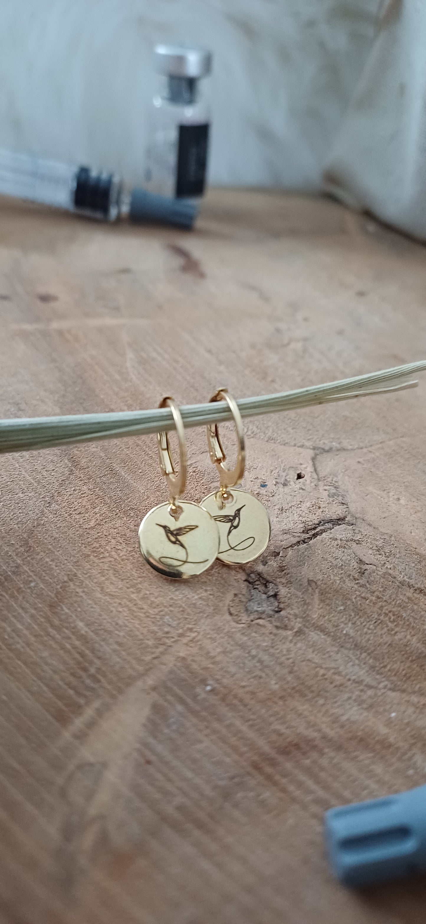 Boucles d'oreilles Colibri