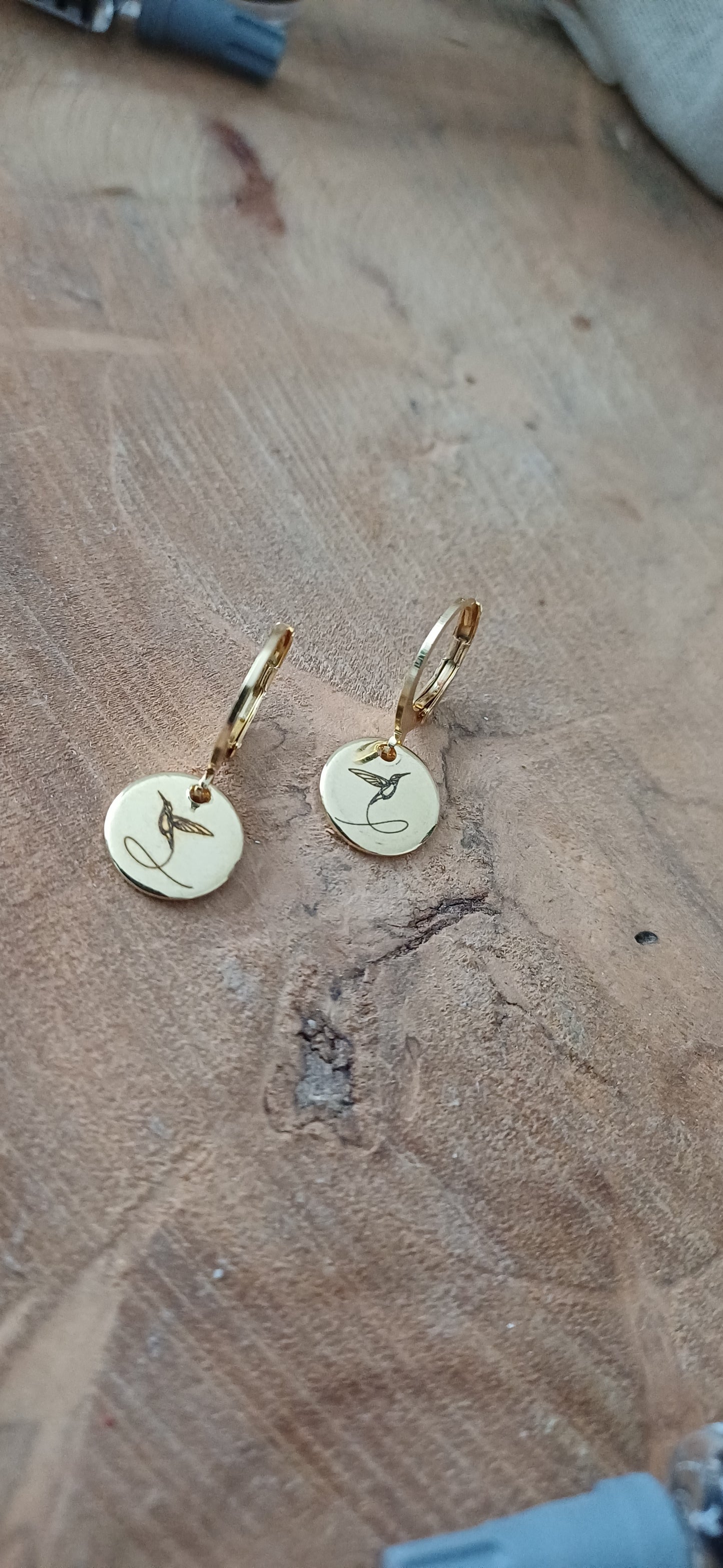 Boucles d'oreilles Colibri