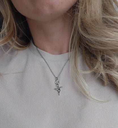 Collier porte bonheur Colibri