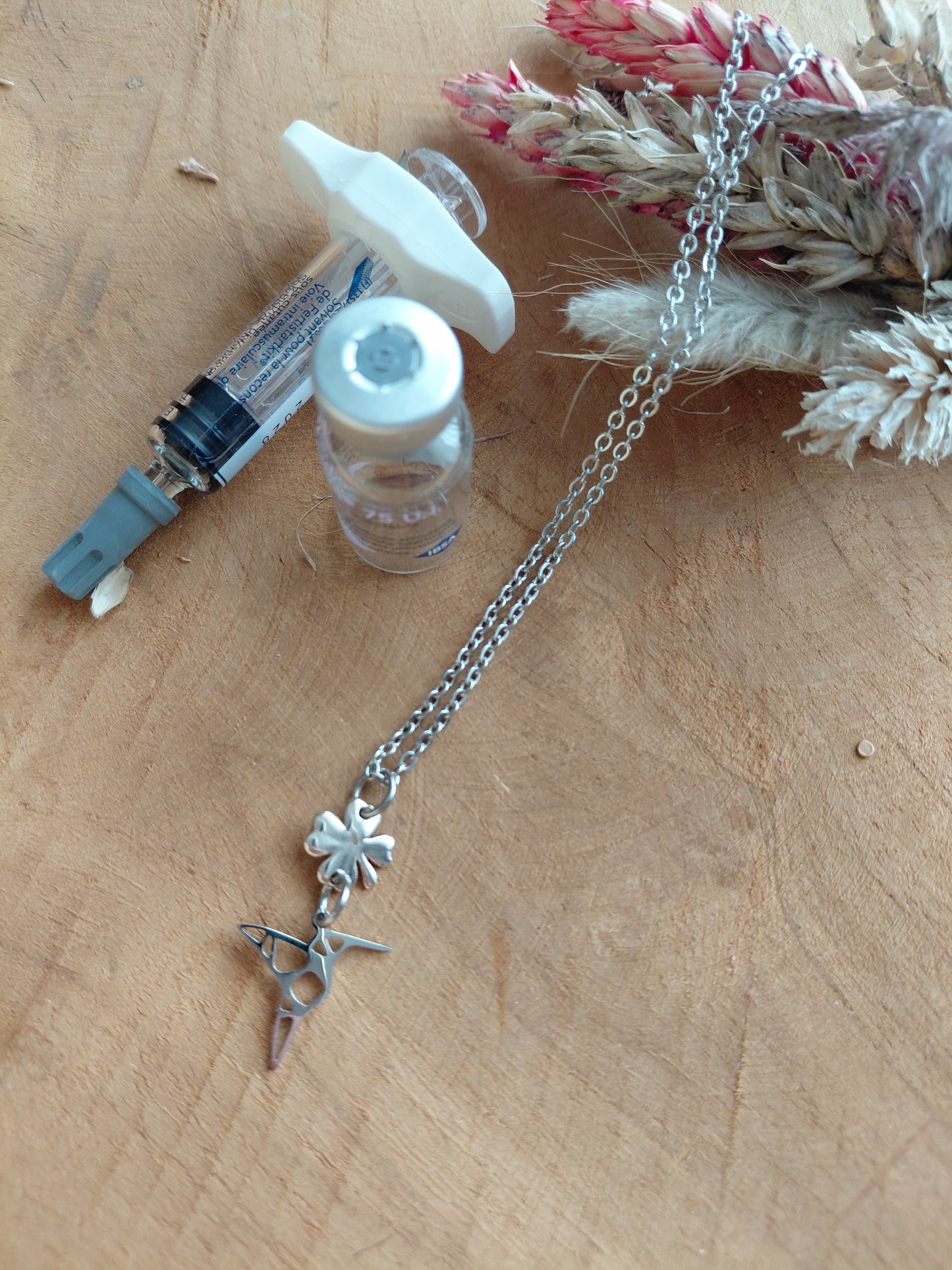 Collier porte bonheur Colibri