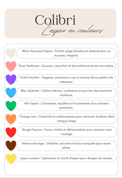 Collier Pop Love, Coeur Marron