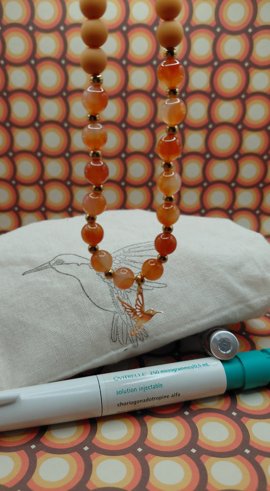 Collier Pop Mini orange
