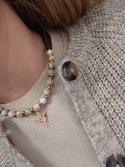 Collier Pop Mini marron