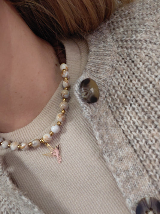 Collier Pop Mini marron