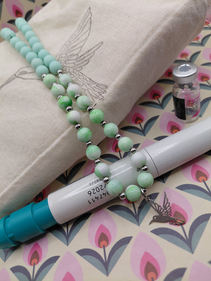 Collier Pop Mini Vert d'eau