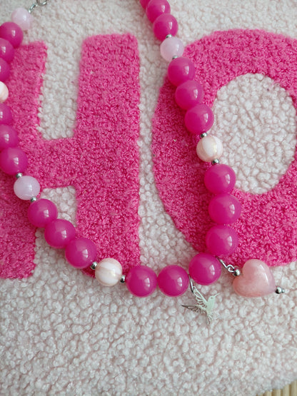 Collier Pop Love Rose