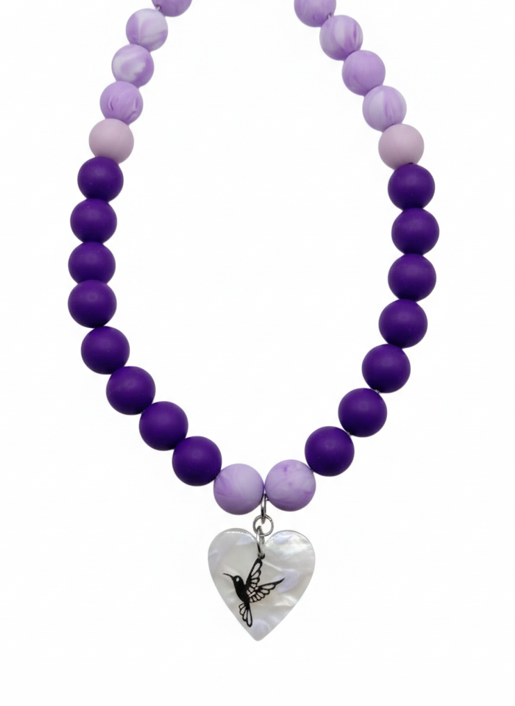 Collier Pop Love Violet